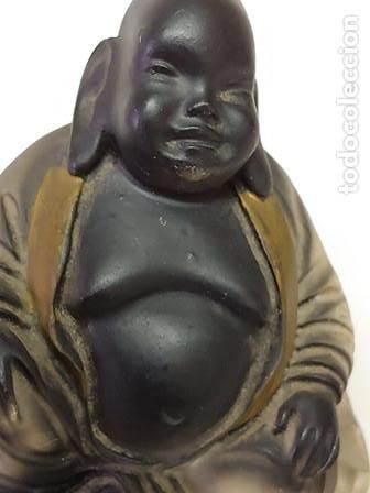 Vintage: PEQUE&Ntilde;O BUDA DE LA SUERTE SENTADO EN MARMOLINA - Foto 6