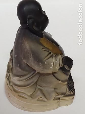 Vintage: PEQUE&Ntilde;O BUDA DE LA SUERTE SENTADO EN MARMOLINA - Foto 7
