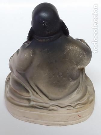 Vintage: PEQUE&Ntilde;O BUDA DE LA SUERTE SENTADO EN MARMOLINA - Foto 8