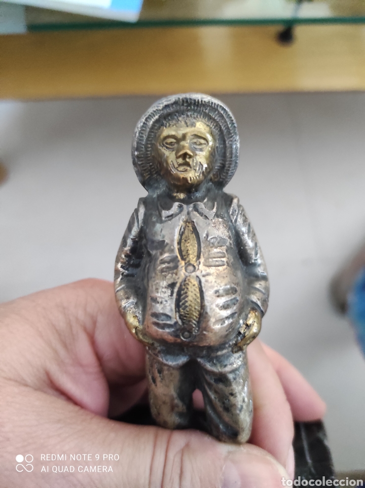 Vintage: Sancho Panza figura en bronce. - Foto 3