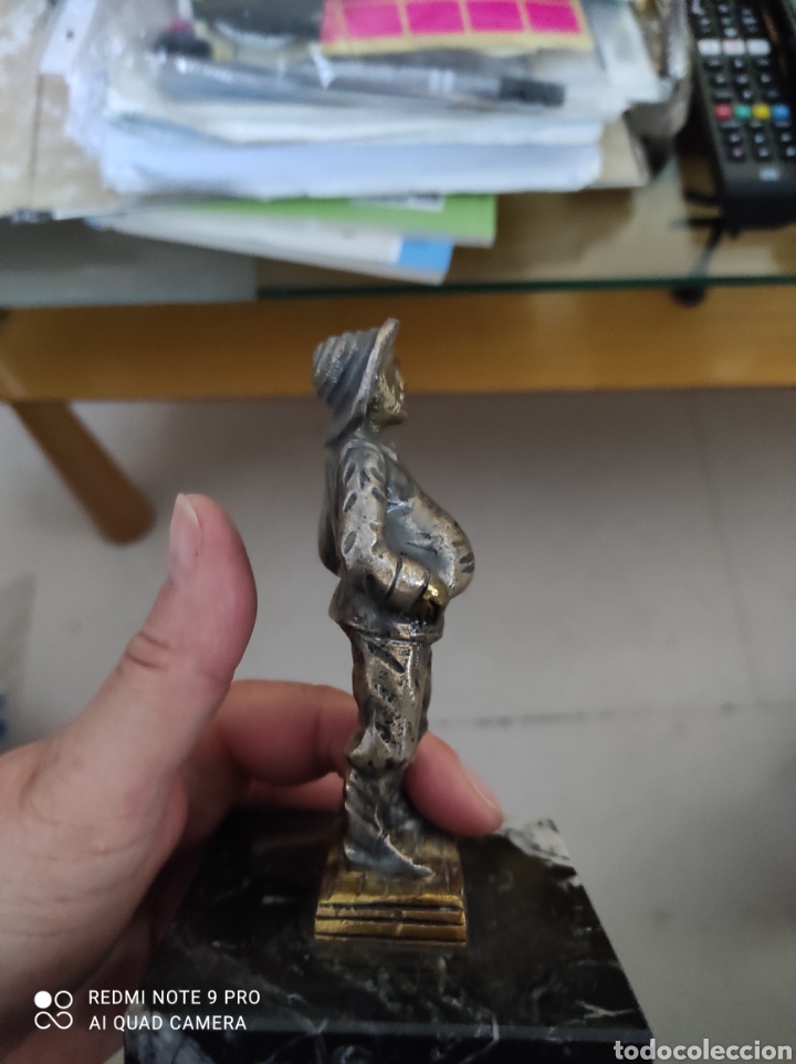 Vintage: Sancho Panza figura en bronce. - Foto 5