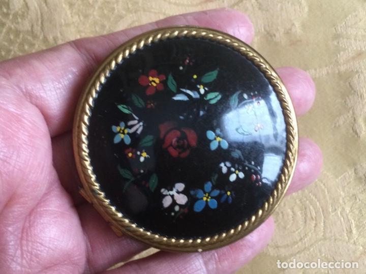 Vintage: ANTIGUA POLVERA ESMALTADA - Foto 2