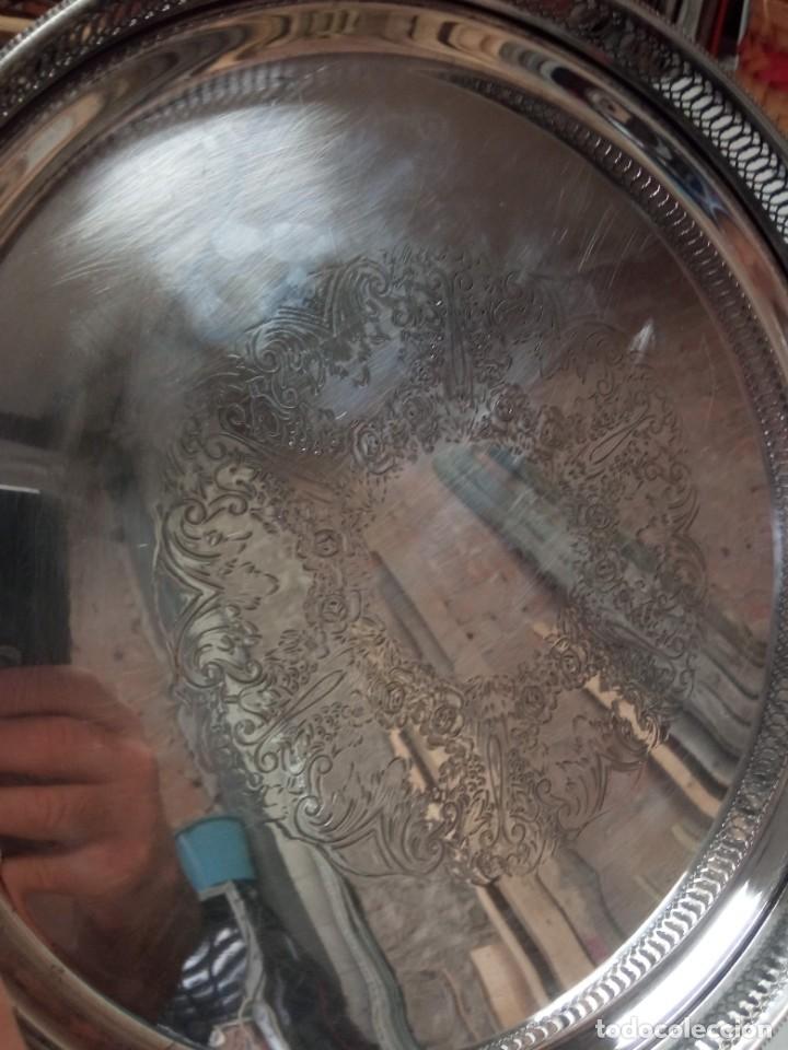 Vintage: Bandeja de plata - Foto 3