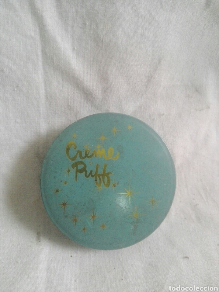 Vintage: Polvera a&ntilde;os 50 creme puff - Foto 4