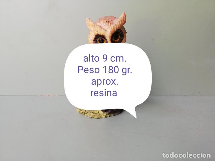 Vintage: BONITO BUHO DE RESINA - Foto 6