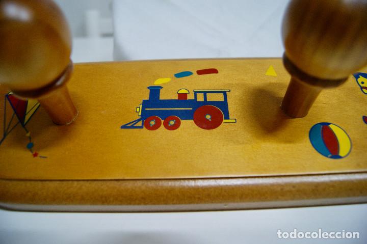 Vintage: Percha madera con dibujos - Foto 5
