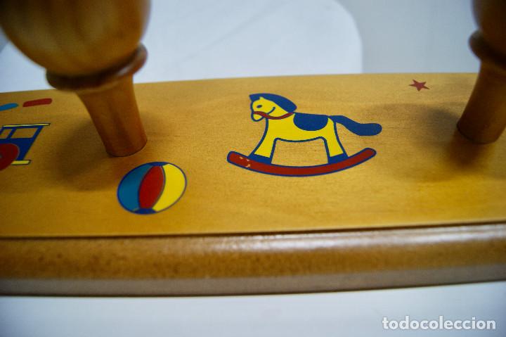 Vintage: Percha madera con dibujos - Foto 7