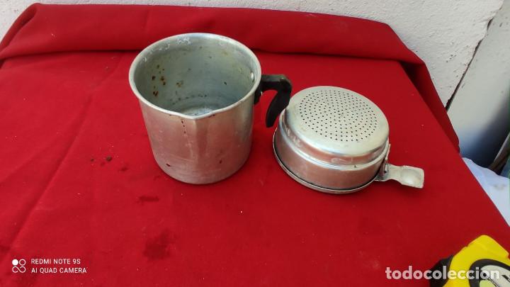 Vintage: jarra con escurridor aluminio - Foto 2
