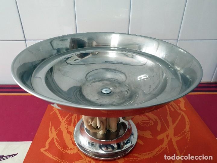 Vintage: GRAN FRUTERO CENTRO DE MESA VINTAGE CON ELEFANTES