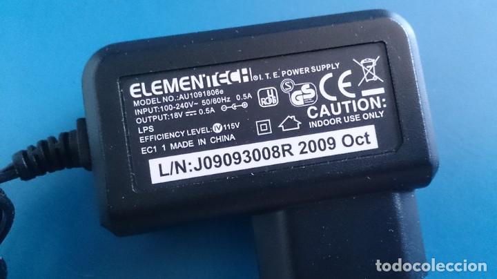 Vintage: TRANSFORMADOR ELEMENTECH 18V 0,5A TRANSFORMADOR 18V 0,5A - Foto 2