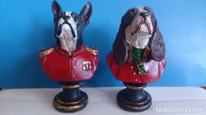 Vintage: PAREJA PERROS DECORACION - Foto 1