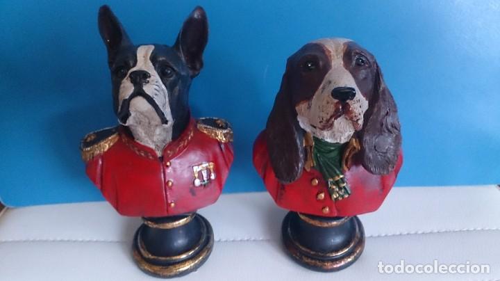 Vintage: PAREJA PERROS DECORACION - Foto 4