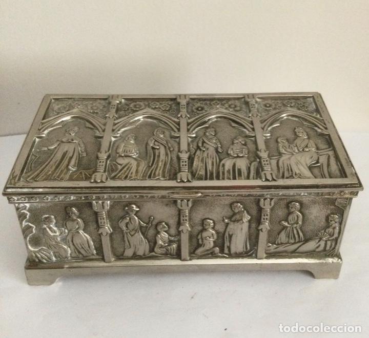Vintage: ANTIGUO COFRE, CAJA JOYERO - Foto 1