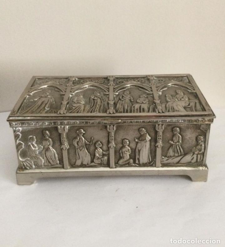 Vintage: ANTIGUO COFRE, CAJA JOYERO - Foto 2