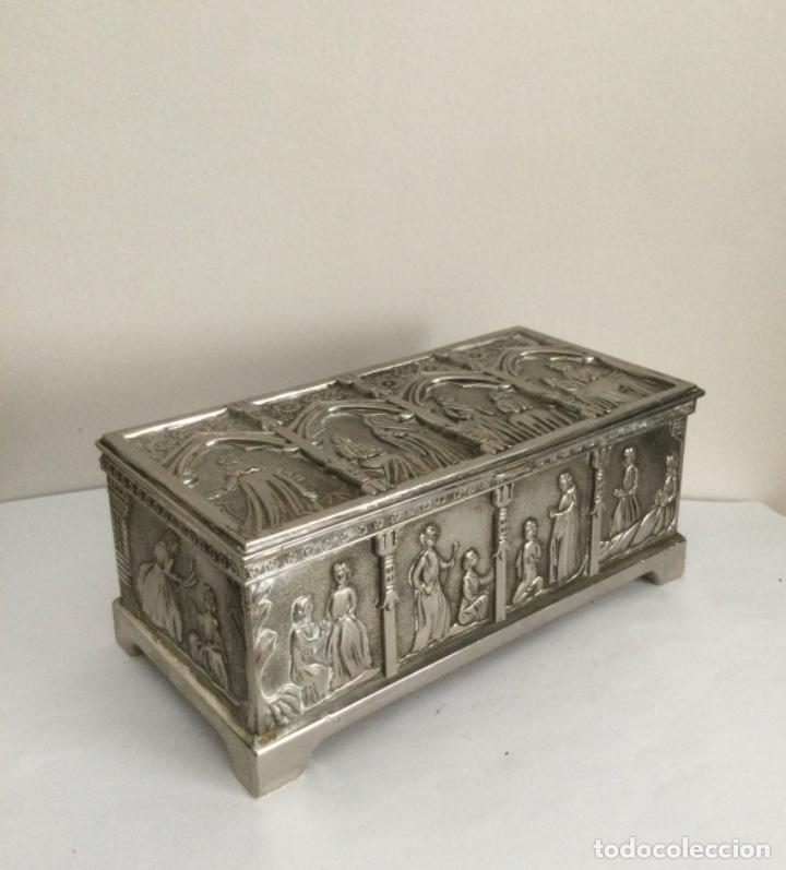 Vintage: ANTIGUO COFRE, CAJA JOYERO - Foto 3