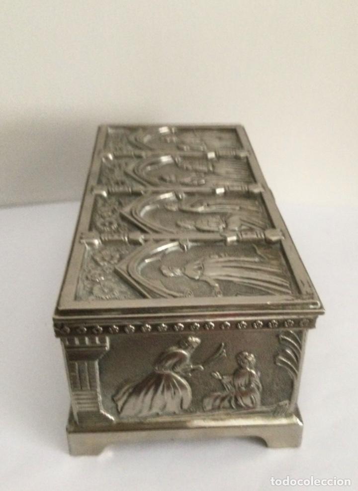 Vintage: ANTIGUO COFRE, CAJA JOYERO - Foto 5