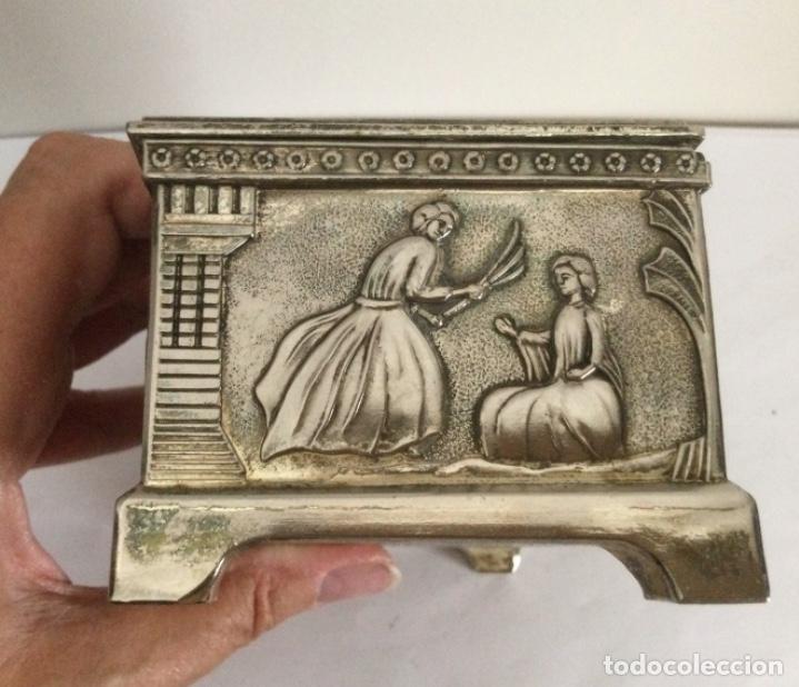 Vintage: ANTIGUO COFRE, CAJA JOYERO - Foto 15
