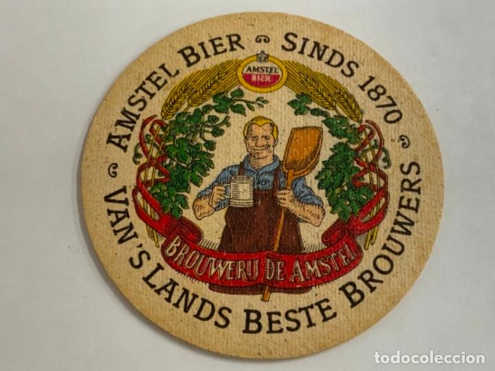 Vintage: Bonito POSAVASO AMSTEL BIER. - Foto 2