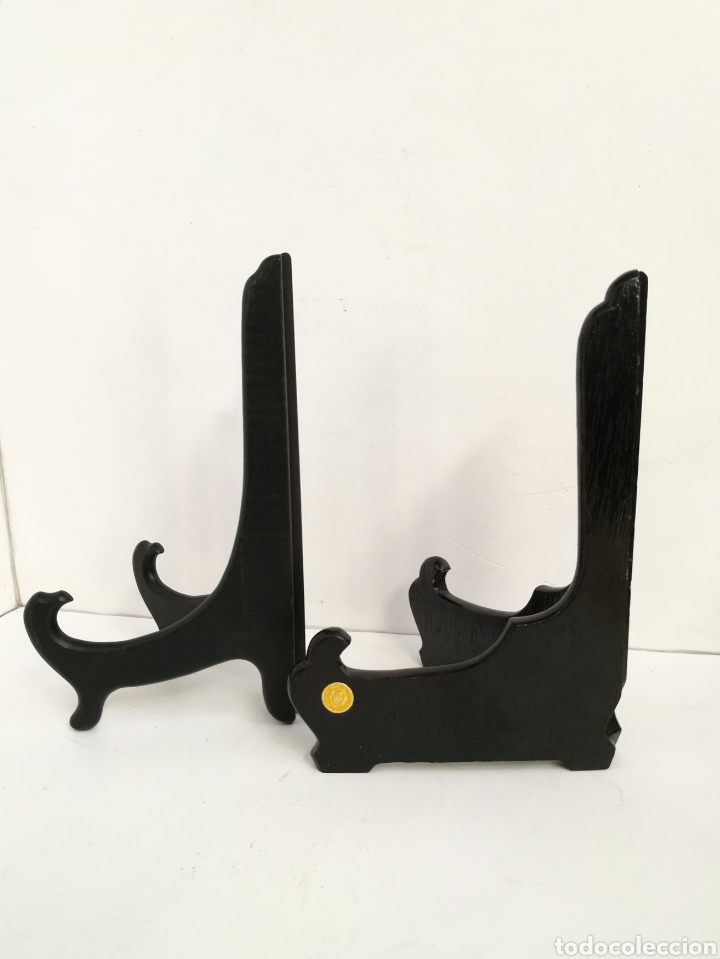 Vintage: SOPORTE CABALLETE DE MADERA PARA PLATOS BANDEJA DE A&Ntilde;OS 60 70// VINTAGE ORIENTAL