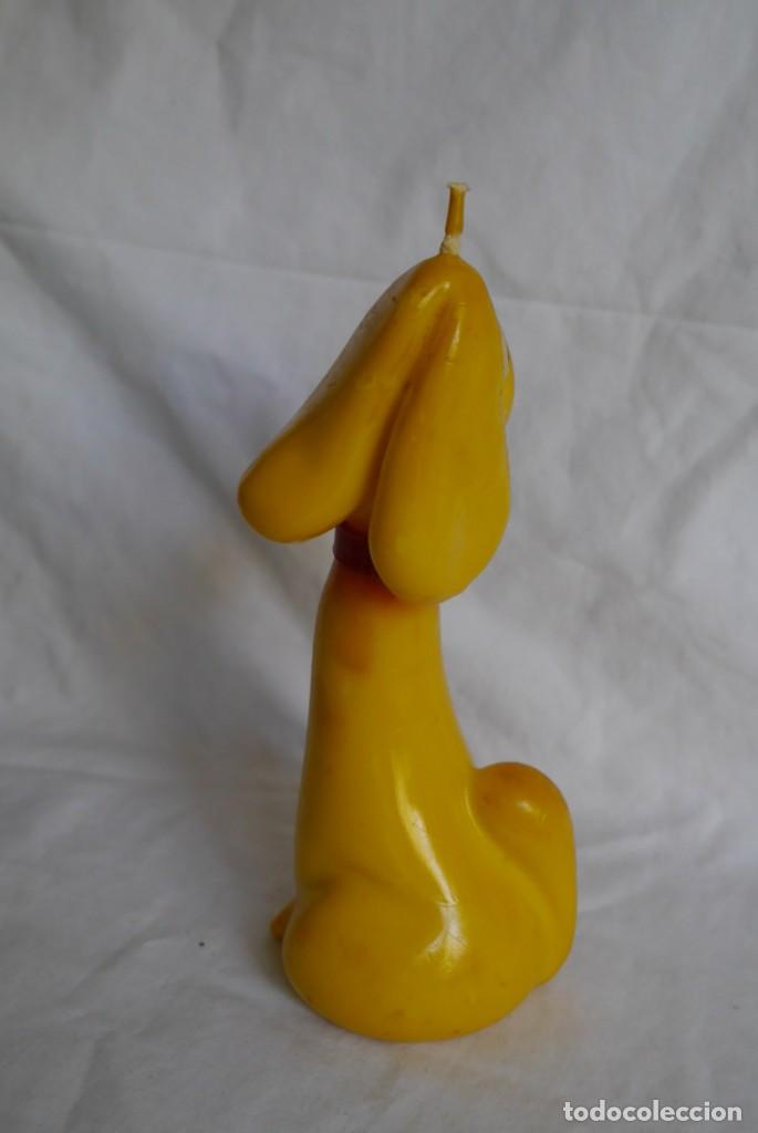 Vintage: Vela de cera decorativa en forma de perro - Foto 4