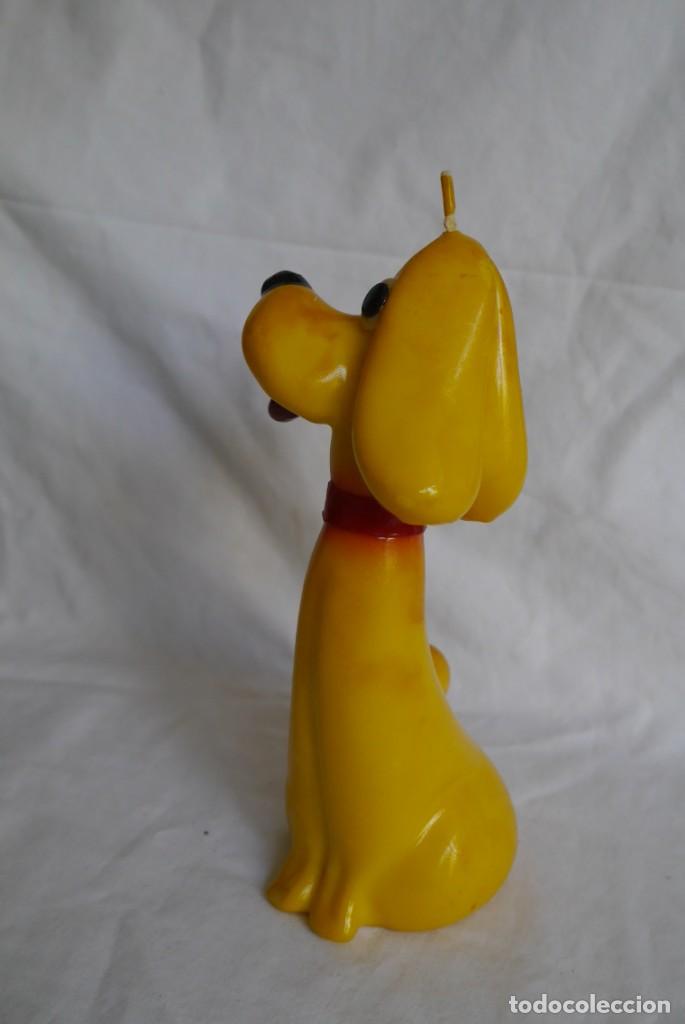 Vintage: Vela de cera decorativa en forma de perro - Foto 5