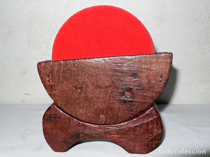 Vintage: POSAVASOS CON SOPORTE DE MADERA.MENORCA - Foto 3