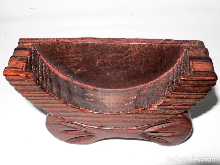 Vintage: POSAVASOS CON SOPORTE DE MADERA.MENORCA - Foto 5