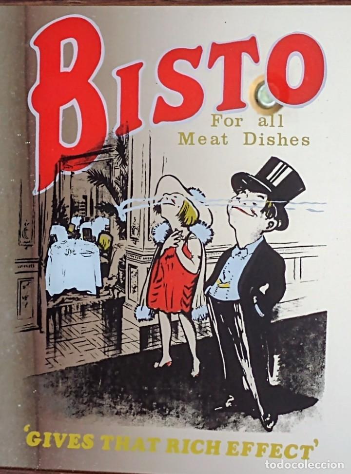 Vintage: Anuncio sobre espejo de Bisto UK - Foto 2