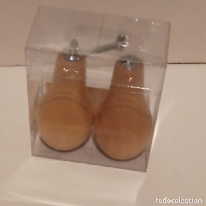 Vintage: SALERO Y PIMENTERO MADERA - Foto 3