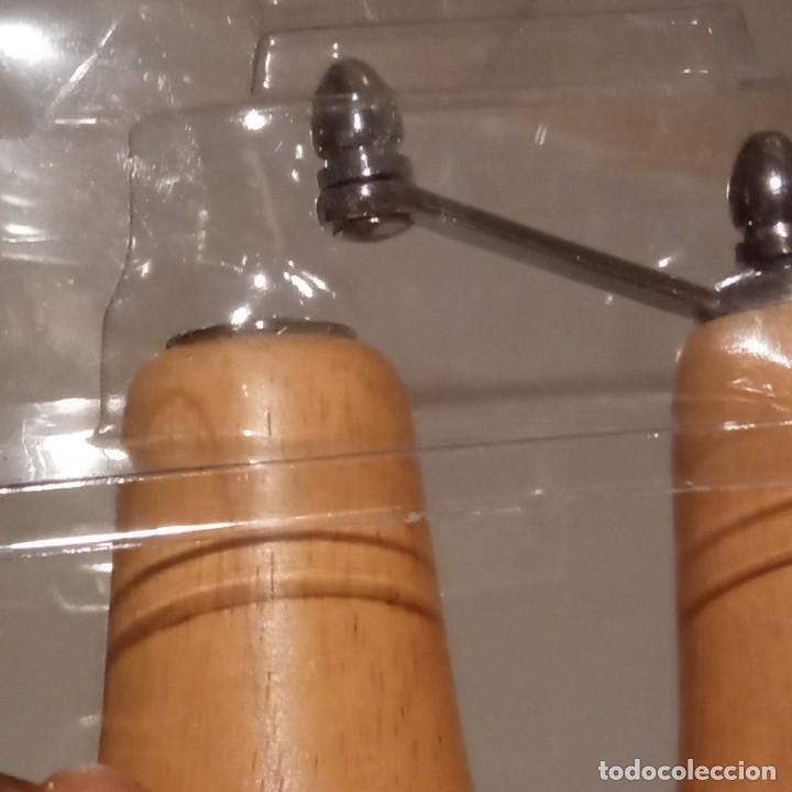 Vintage: SALERO Y PIMENTERO MADERA - Foto 4