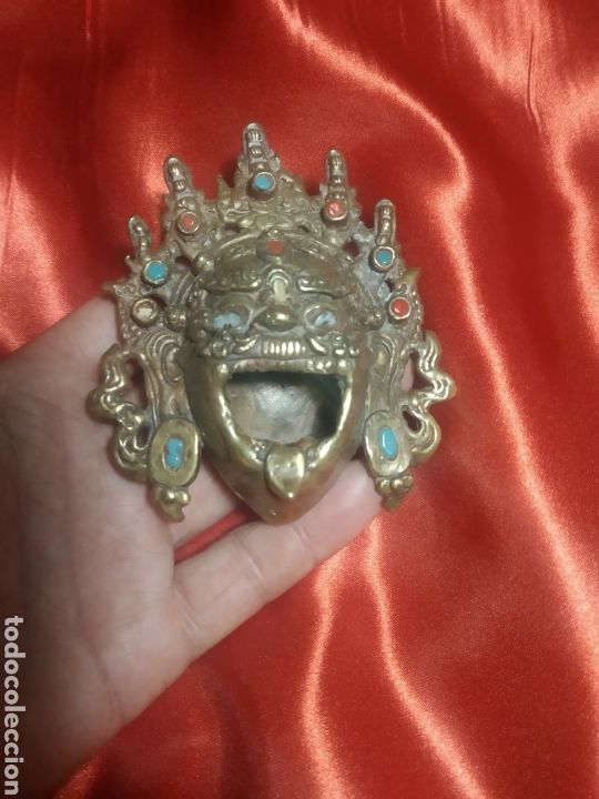 Vintage: cenicero indu bronce - Foto 1