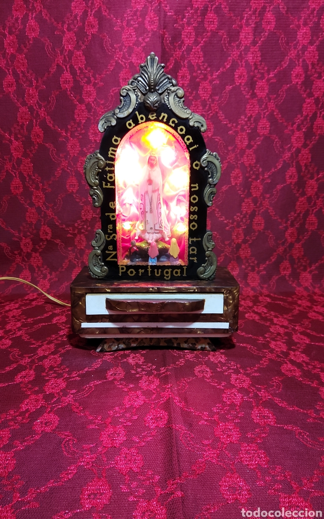 Vintage: Capilla de la Virgen de Fatima antigua - Foto 1