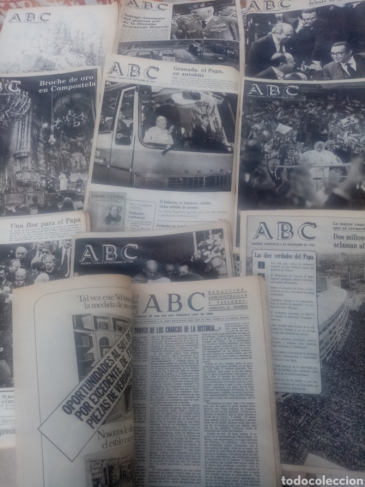 Vintage: 10 Peri&oacute;dicos ABC 1982