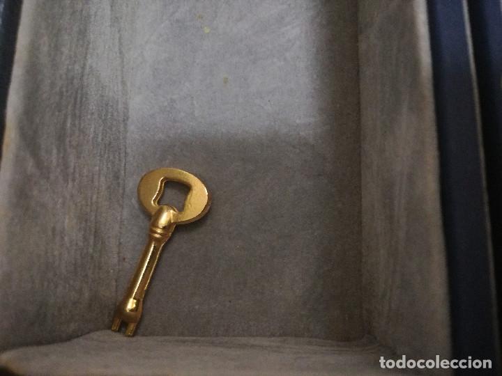 Vintage: CAJA / JOYERO / COFRE CON LLAVE - Foto 4