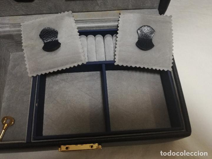 Vintage: CAJA / JOYERO / COFRE CON LLAVE - Foto 5