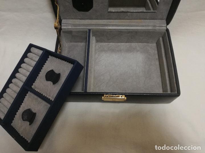 Vintage: CAJA / JOYERO / COFRE CON LLAVE - Foto 6