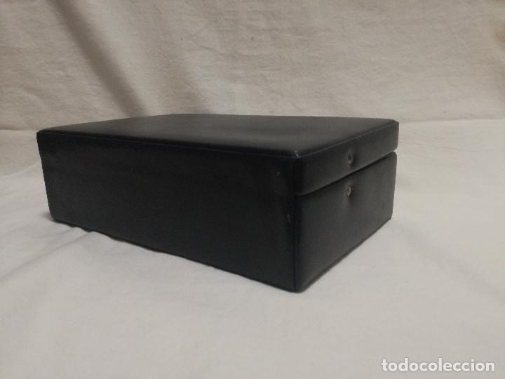 Vintage: CAJA / JOYERO / COFRE CON LLAVE - Foto 13