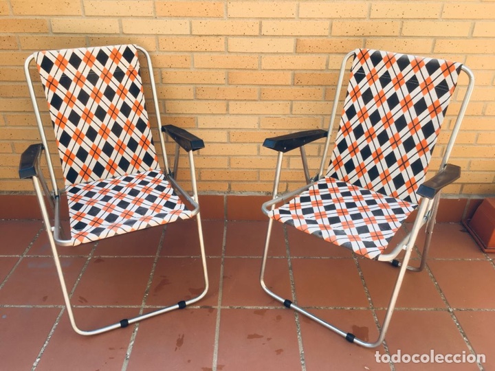 pareja de sillas plegables - silla plegable de - Compra venta en