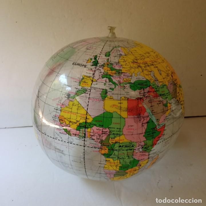Vintage: GLOBO TERRAQUEO HINCHABLE Transprente - Foto 6