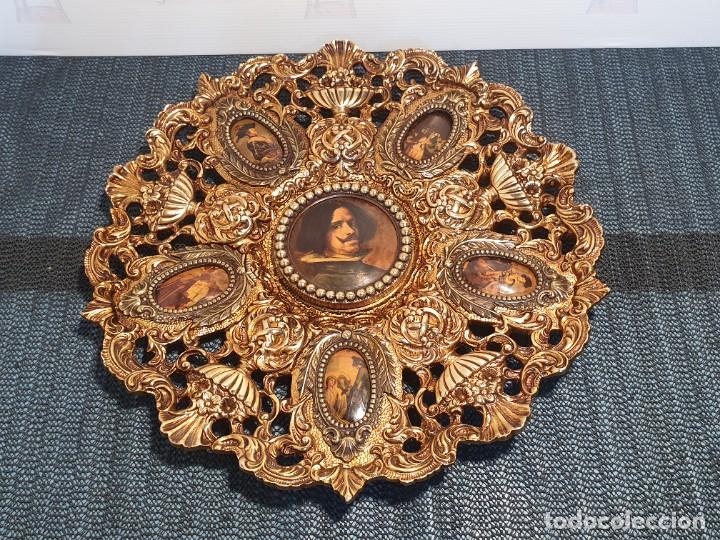 Vintage: Plato bronce Velazquez vintage - Foto 1