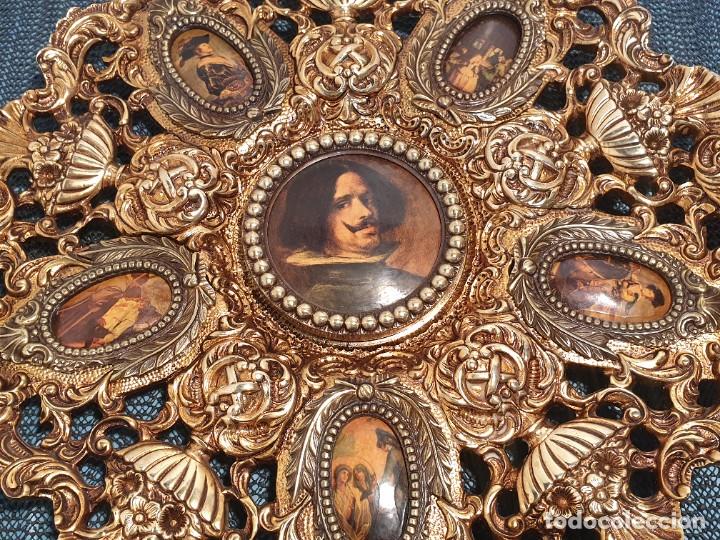 Vintage: Plato bronce Velazquez vintage - Foto 2