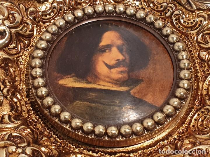 Vintage: Plato bronce Velazquez vintage - Foto 6