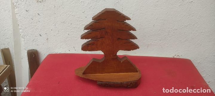 Vintage: figura arbol de madera - Foto 1