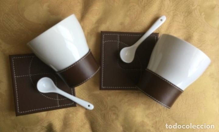 Vintage: TU YO, PAREJA DE TAZAS PARA DESAYUNO