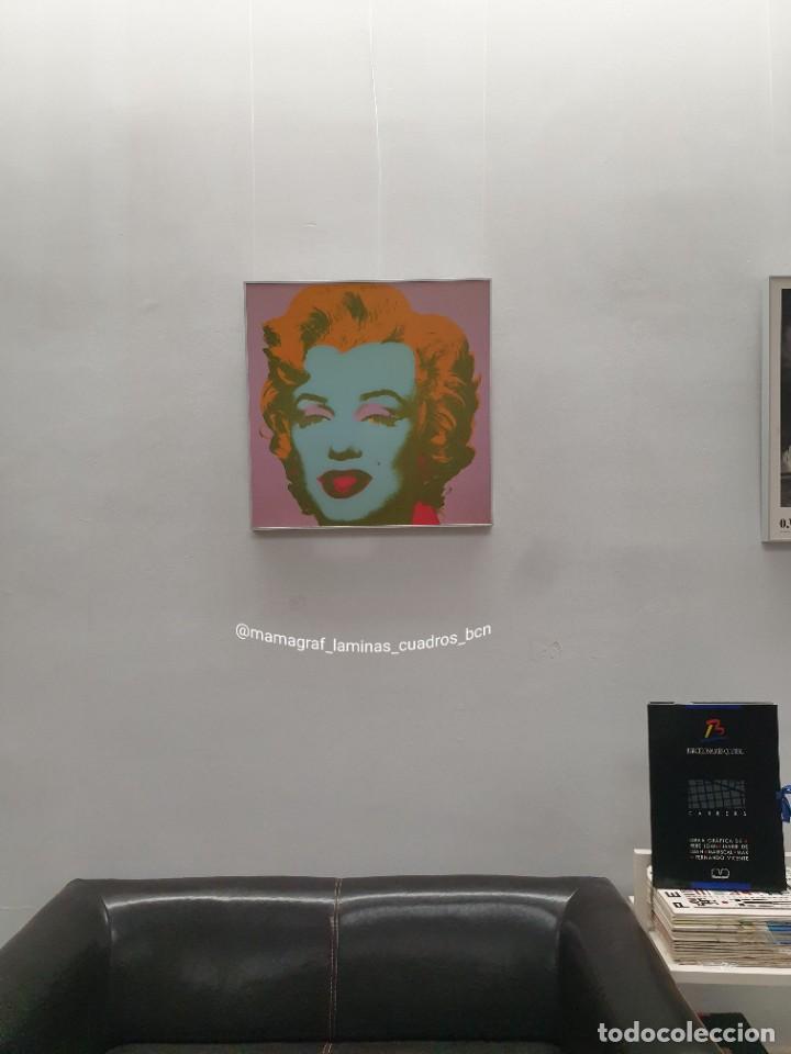 Vintage: ANDY WARHOL. WELLOW MARILYN . LAMINA ENMARCADA MAMAGRAF