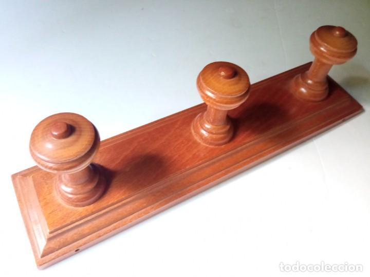 Vintage: perchero, colgador de madera - Foto 7