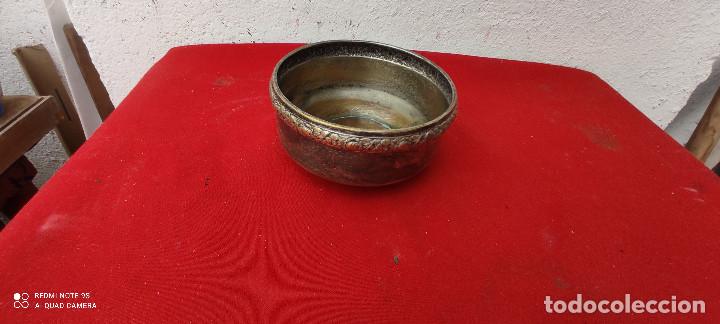 Vintage: cuenco de alpaca antigua - Foto 1