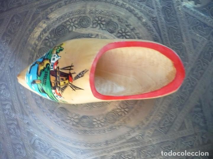 Vintage: Zueco de Madera souvenir - Foto 2