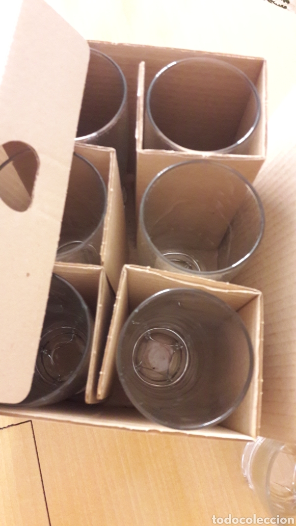 Vintage: 12 vasos vidrio soplado - Foto 5