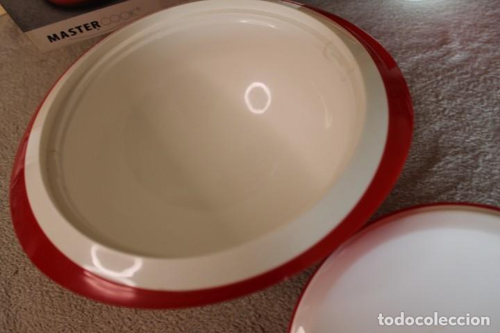 Vintage: SET DE 3 RECIPIENTES ISOT&Eacute;RMICOS MASTERCOOK PARA MICROONDAS - Foto 4